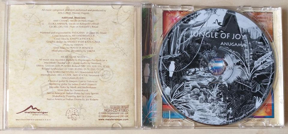 ANUGAMA CD JUNGLE OF JOY - 1999 - in Heimsheim