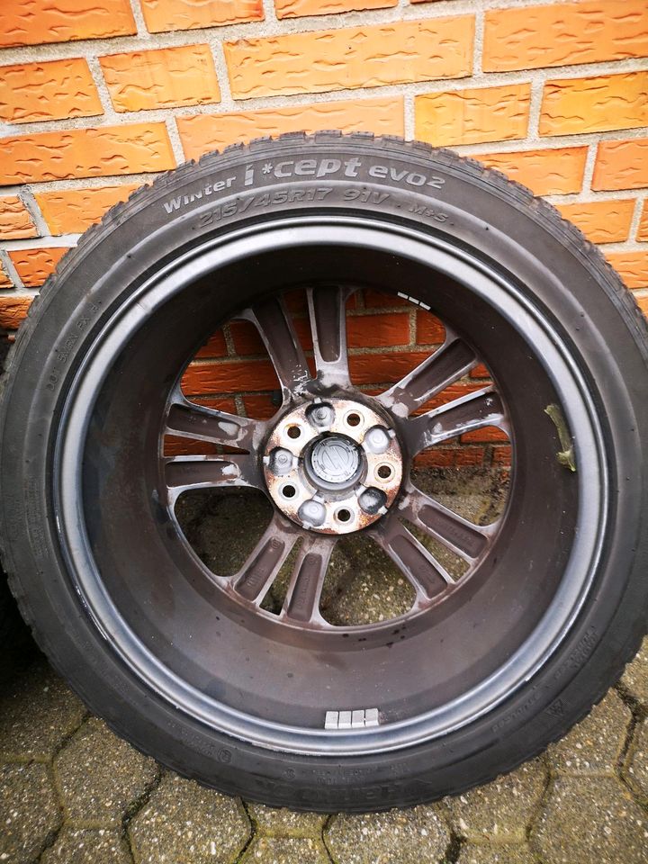 Alufelgen corsa d e opc gsi Adam s winterreifen 5x110 7jx17 in Baesweiler