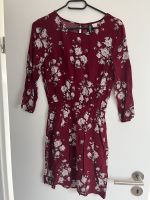 Kleid Damen S 36 rot Blumen H&M Niedersachsen - Hammah Vorschau