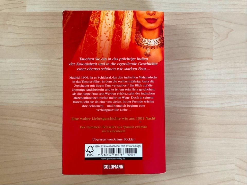 Buch „Die indische Prinzessin“ Biografie von Anita Delgado in Taufkirchen Vils