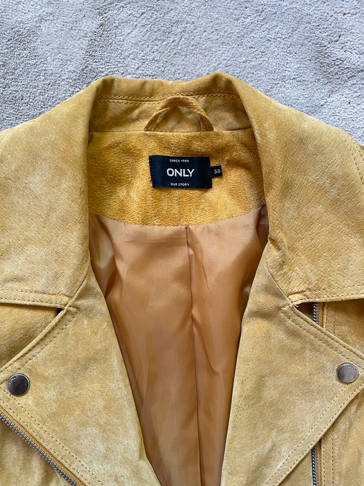 Only Lederjacke Damen gelb 38 echtes Leder in Dortmund