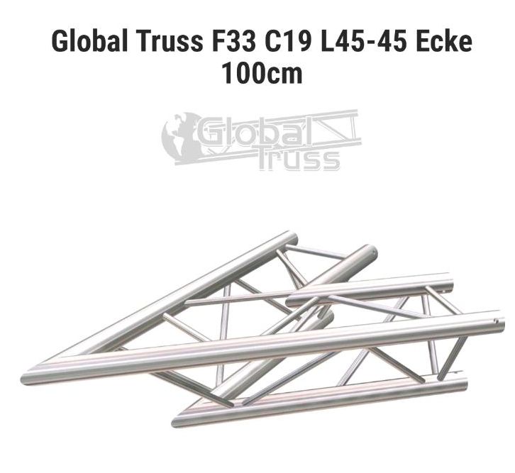 Global Truss F33 C19 45°Ecke Neuwertig!! Traverse Truss in Dietersburg