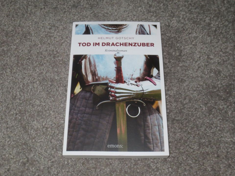 Kriminalroman "Tod im Drachenzuber", Helmut Gotschy in Frickenhausen