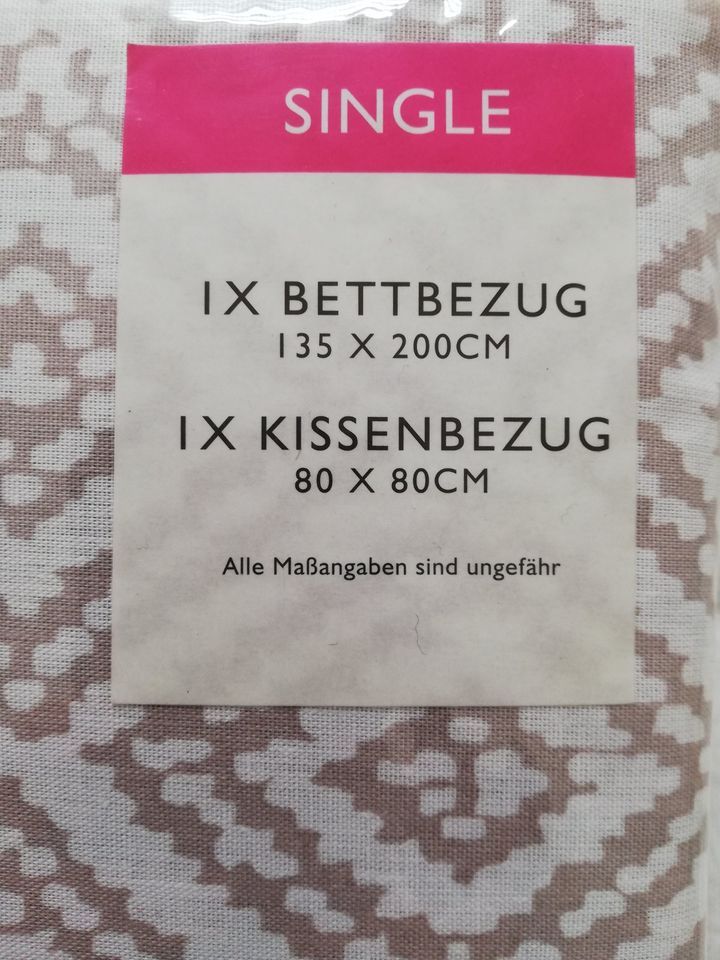 Boho Bettwäsche Set 1,35m x2,00m ,Kissenbezug Baumwolle in Wilhelmshaven