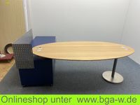 Winkelschreibtisch König & Neurath Buche, Blau 230x72x200 Dresden - Äußere Neustadt Vorschau