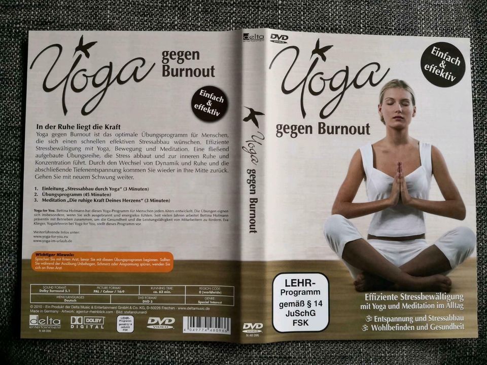 Yoga gegen Burnout DVD einfach & effektiv in Dinkelsbuehl
