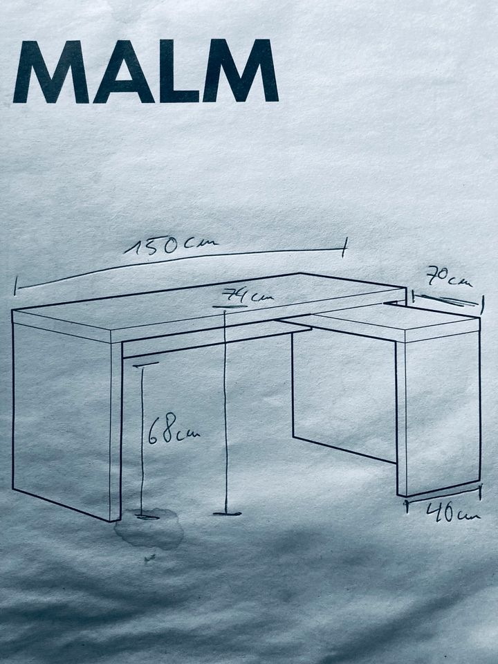 Ikea Schreibtisch „Malm“ in Schlüchtern