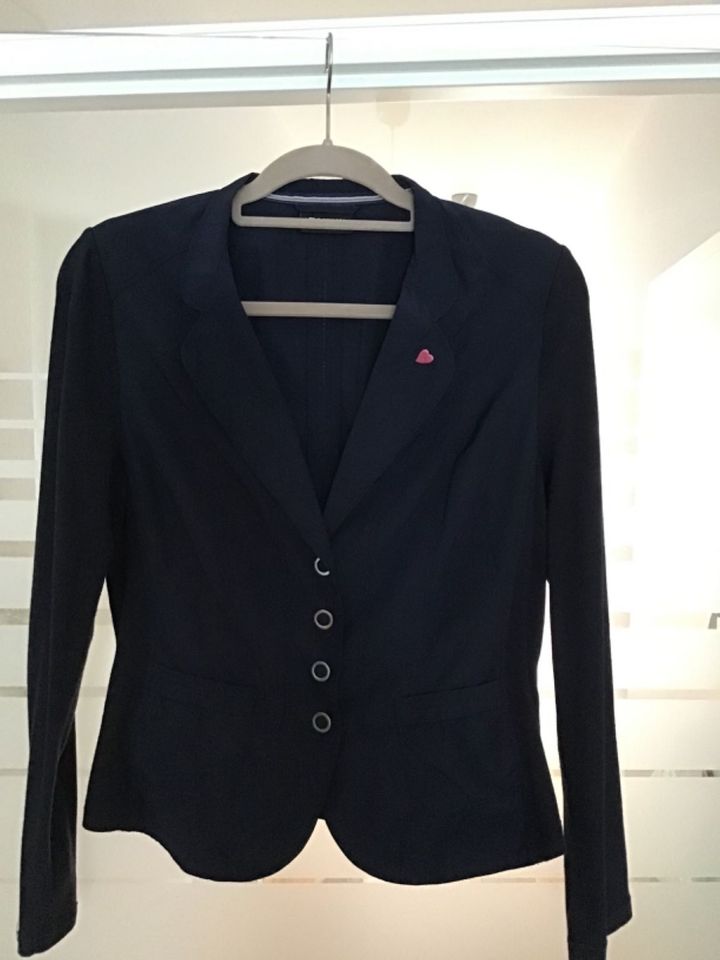 Blazer von Taifun dunkelblau L Strickärmel leichtes Material top! in Oldenburg