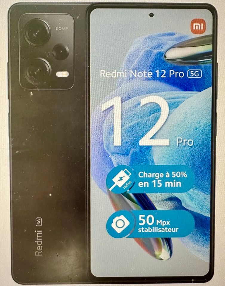 Xiaomi Redmi Note 12 Pro 5G 6GB RAM 128GB Midnight Black in Berlin