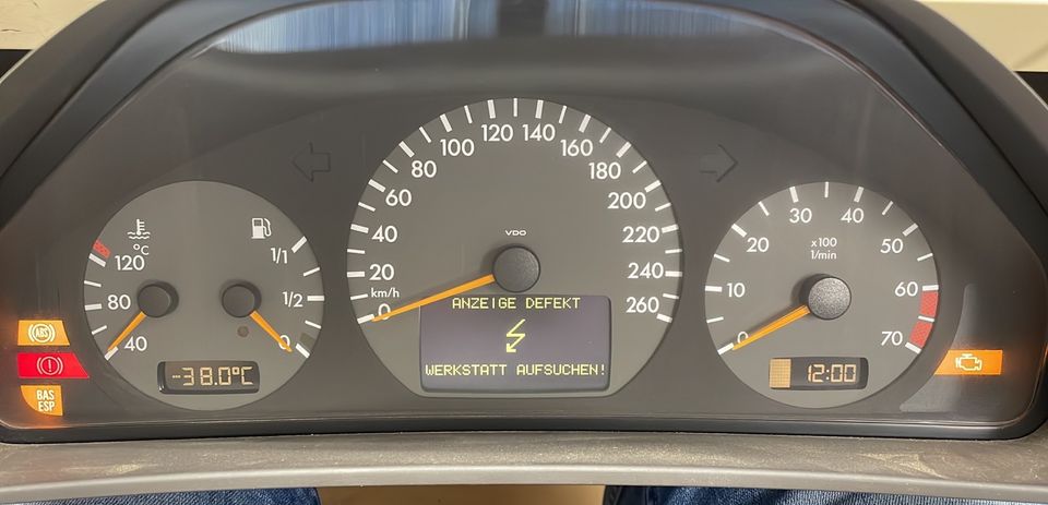 Reparatur Display Kombiinstrument Mercedes CLK W208  E W210 in Ruppertsberg