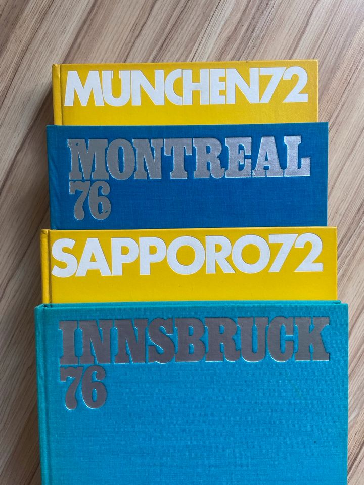 München, Sapporo 72, Innsbruck, Montreal 76, Olympia 88 in Bayreuth