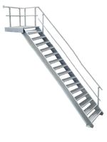 15 Stufen + Podest Treppe Geländer rechts B 100 cm H 274 - 340 cm Nordrhein-Westfalen - Hamminkeln Vorschau