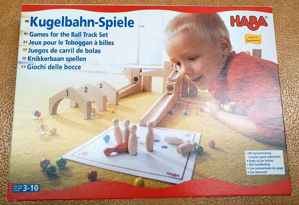 Haba Kugelbahn Spiele als Erweiterung zur Murmelbahn in Dresden