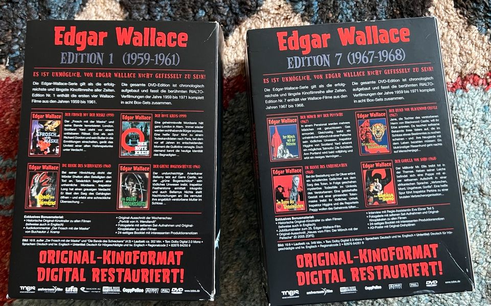 Edgar Wallace Edition 1 und 7 in Gütersloh