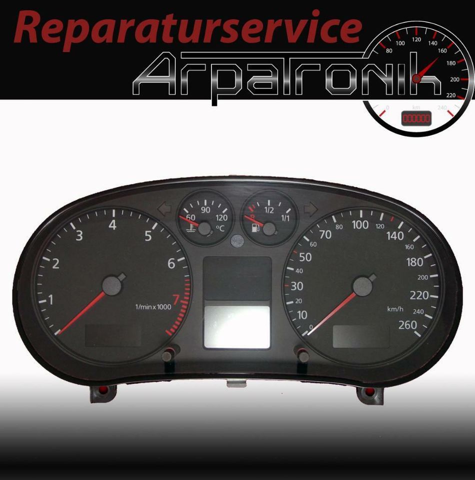 Audi A3 A4 A6  Tacho Kombiinstrument Analoganzeigen Reparatur in Seelze