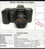 Fotoapparat  Revue AC 5 Digital   top Zustand Niedersachsen - Nienburg (Weser) Vorschau