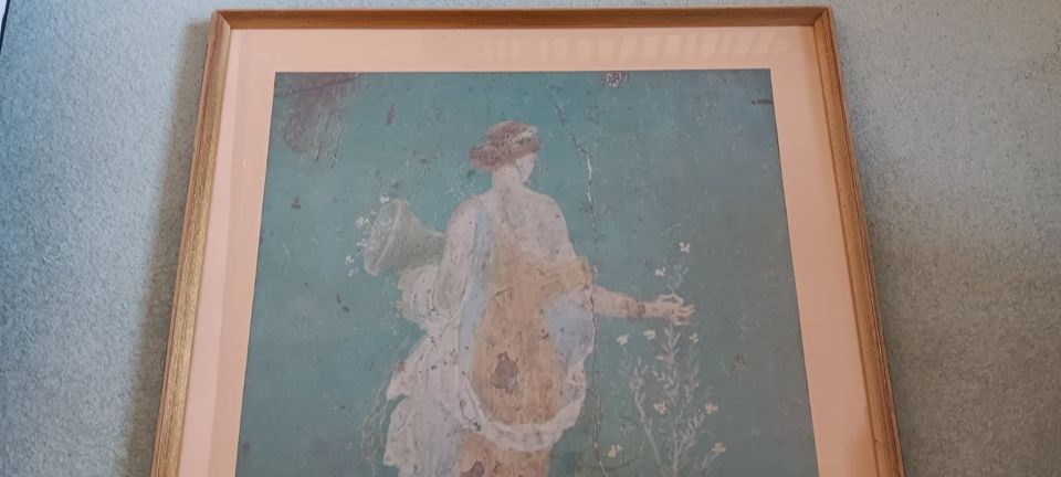 Druck Antik Motiv Rom Pompeji Fresko Klimt ? 1930er Jahre / XXIV. in Bad Nauheim