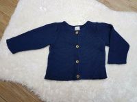 Strickjacke 74 H&M Baumwolle, blau Cardigan Niedersachsen - Hatten Vorschau