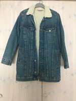 H&M Jeansjacke lang Gr.: S/36 blau gefüttert Teddyfutter Brandenburg - Kolkwitz Vorschau