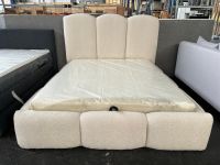 Bett in 160x200 cm Weißer Teddystoffoptik mit Bettkasten Bielefeld - Bielefeld (Innenstadt) Vorschau
