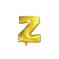 Ballon BUCHSTABEN A-Z GOLD 60CM XL Geburtstag Z Hessen - Trendelburg Vorschau