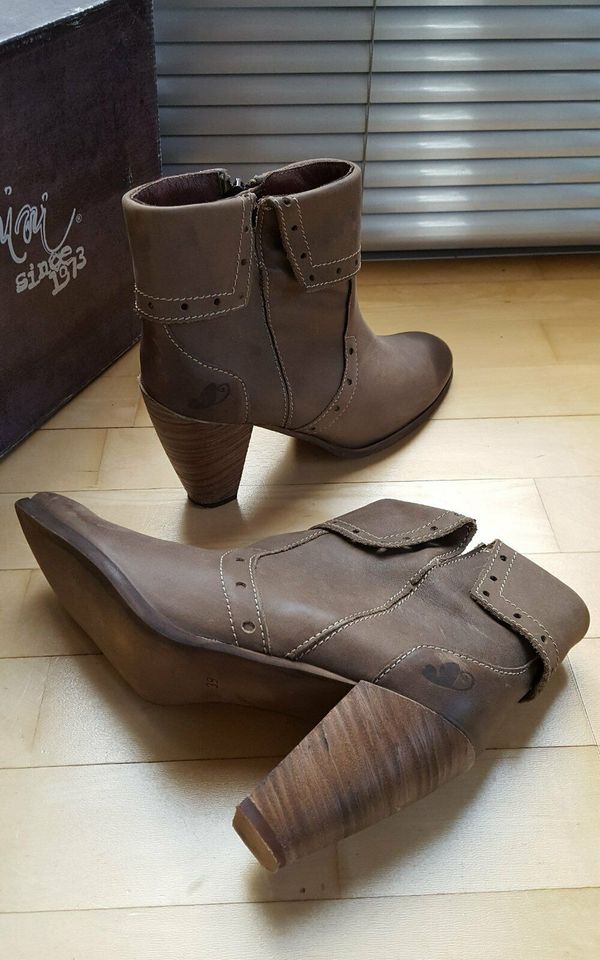 *FELMINI* ital. Echt Leder Stiefelette Taupe 39 NP139€ TOP! in Ingolstadt