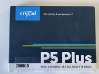Crucial P5 Plus 2TB M.2 SSD, NEU, OVP und unbenutzt Hamburg Barmbek - Hamburg Barmbek-Süd  Vorschau