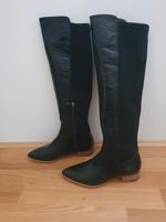 Heine Stiefel Gr. 41 Leder schwarz Stretch Langschaftstiefel neu Bayern - Günzburg Vorschau