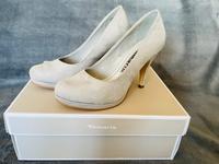 Tamaris • Pumps • High Heels • 36 • Velours •  hellgrau • Grey Rheinland-Pfalz - Bingen Vorschau