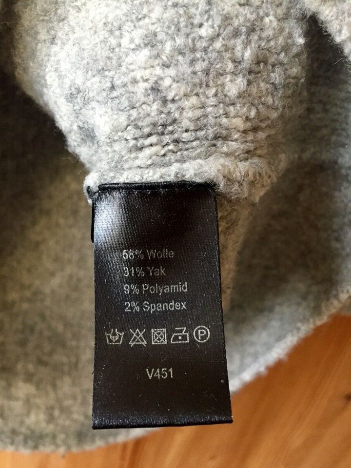 Warmer Strickpullover Yak Wolle Sør Soer NP 250€ Kaschmir 36 38 S in Höchberg