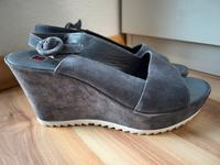 *NEU* Högl Sandalen Grau/Silber Echtleder Größe 7 Baden-Württemberg - Rutesheim   Vorschau