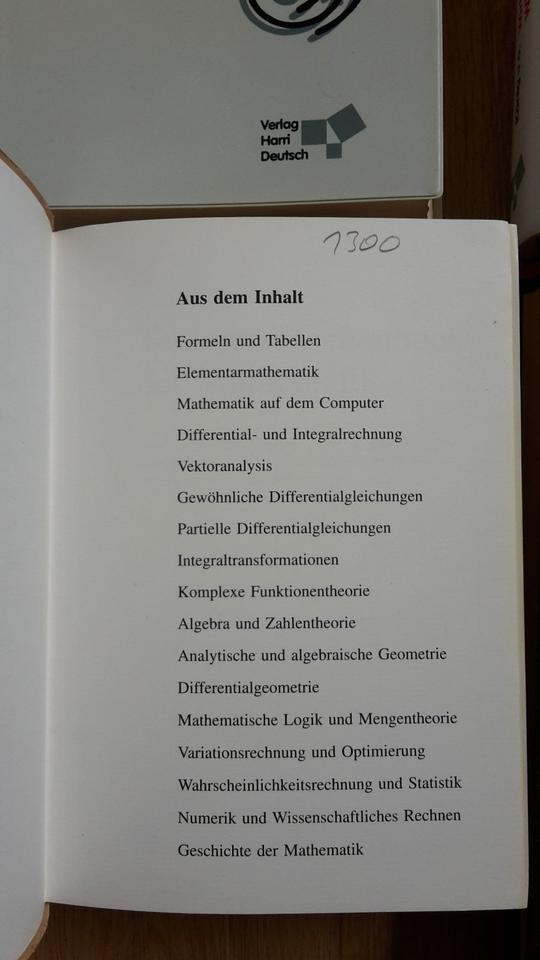 Mathematik Taschenbuch Lexikon Formeln Enzyklopädie Wirtschaft in Veitsbronn