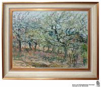 Ölgemälde von Dr. Werner Trautmann: Blühende Mandelbäume, 1948 Rheinland-Pfalz - Neustadt an der Weinstraße Vorschau