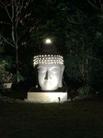 Skulptur Buddha Kopf Brunnen Steinskulptur Stein Budha Statue Niedersachsen - Seevetal Vorschau