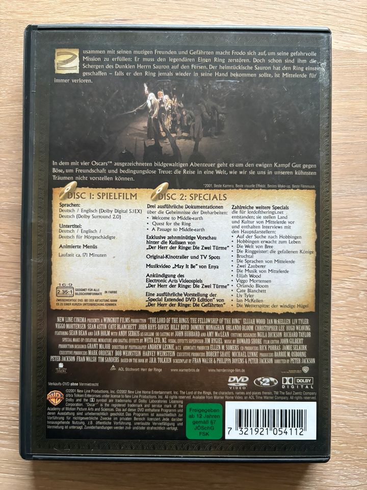 Der Herr der Ringe - Die Gefährten & Die zwei Türme DVD in Bochum