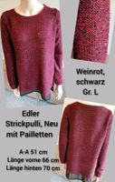 Edler Strickpulli mit Pailletten,  Gr. L Niedersachsen - Hemslingen Vorschau