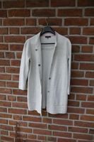 Sweat-Jacke Strick-Jacke lang Bonita Druck-Knöpfe groß creme grau Nordrhein-Westfalen - Neuenkirchen Vorschau