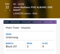 Jonas Brothers Tickets Köln Nordrhein-Westfalen - Herford Vorschau