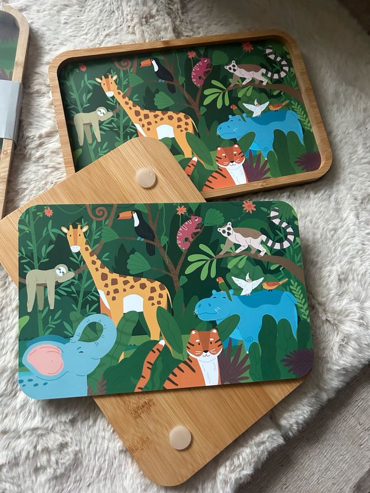 4 Bambus-Kindertabletts, neu, super schön in Plön 