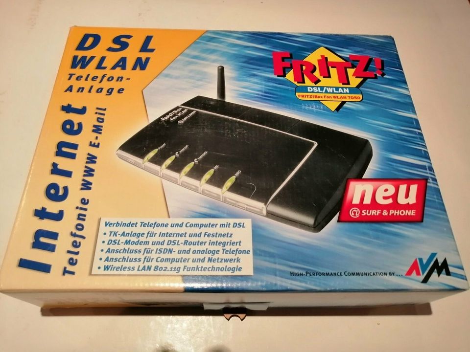 Fritz Box Fon WLAN 7050 Telefonanlage in Nürtingen