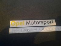 OPEL MOTORSPORT Aufkleber Dortmund - Berghofen Vorschau