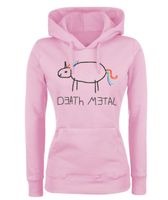Sweatshirt „Death Metal“ rosa Schwein Hoodie für Wacken Schleswig-Holstein - Flensburg Vorschau
