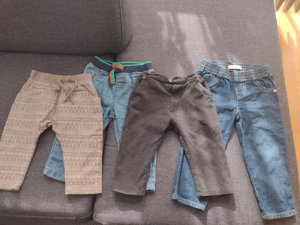 Set Jogginghose und Jeans 74-80 neuwertig in Düsseldorf