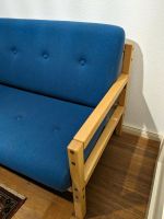 Flötotto Vintage Sofa blau Buche Buchenholz massiv 1970 Mecklenburg-Vorpommern - Greifswald Vorschau