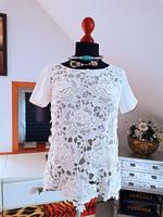 TWINSET Damen Bluse Tunika creme Spitze Gr.XS-S Niedersachsen - Twistringen Vorschau