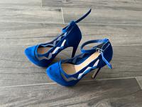 JustFab High Heels, Pumps, Blau, Größe 38 Niedersachsen - Ribbesbüttel Vorschau