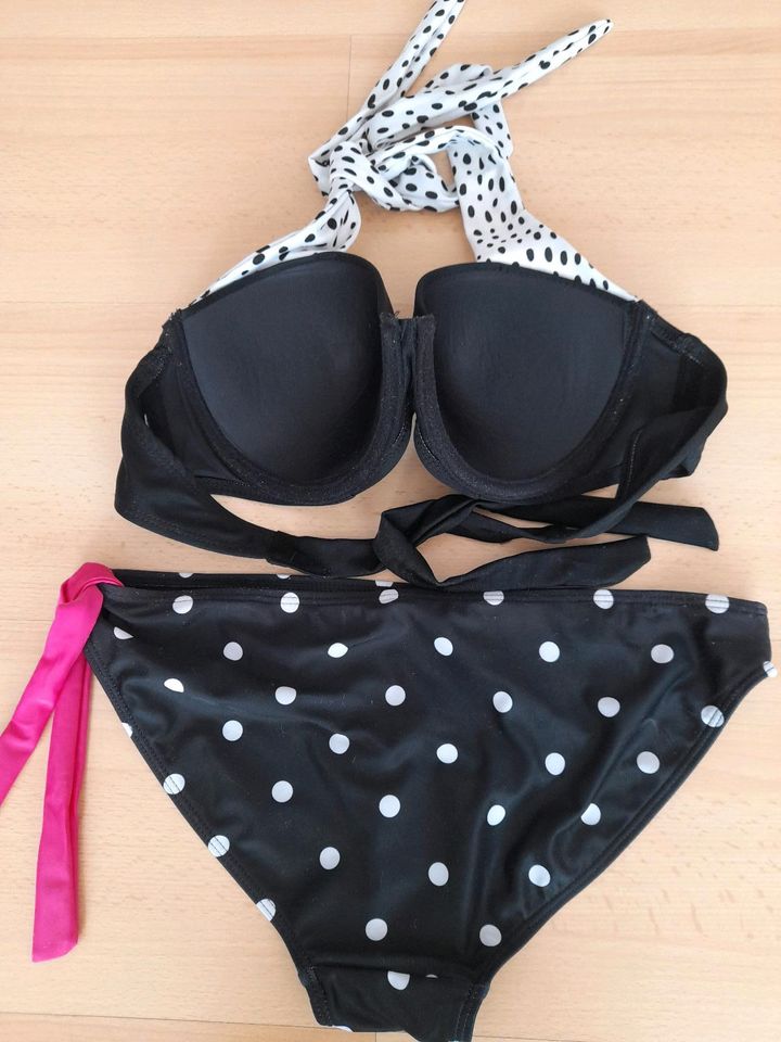 NEU Bikini Schwarz/Weiß Größe 75B in Burgdorf