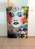 Wandbild popart Madonna Graffiti gross 80x120cm Bild Hessen - Hammersbach Vorschau