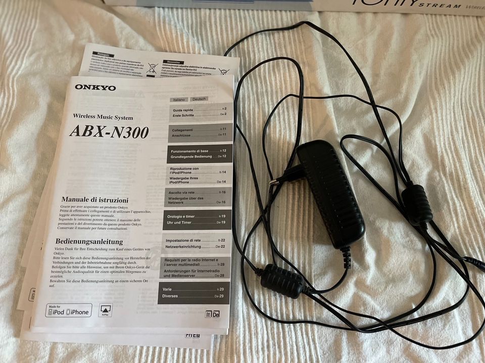 ONKYO ABX N300 Wireless Music System, Internetradio, AirPlay in Hamburg