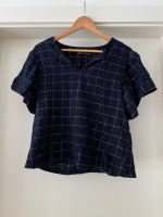 Marks and Spencer dunkelblaue Bluse mit goldenen Motiven neu Berlin - Charlottenburg Vorschau